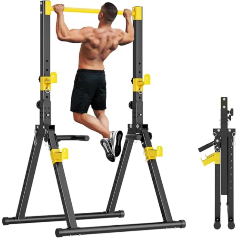 Home Gym Pull Up - Home gym dip station pull-up bar: