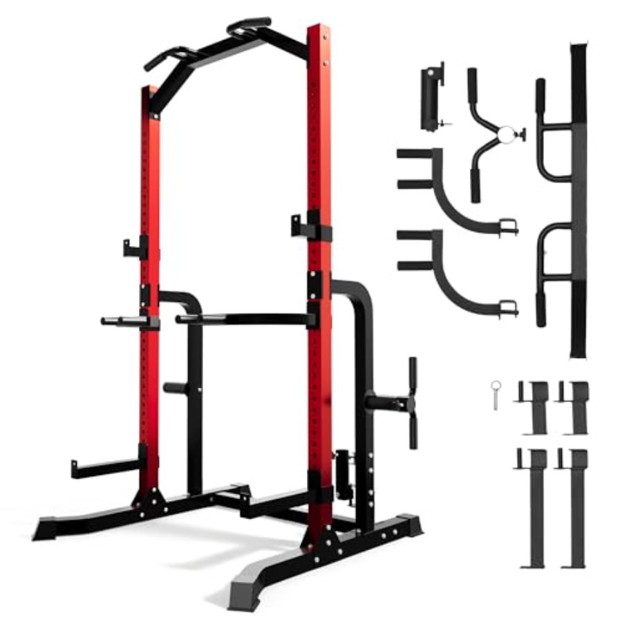 Home Gym Pull Up - Multi-Functional Home Gym Power Rack with
