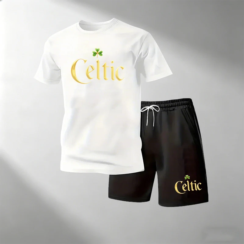 2026 Men's Round Neck Short Sl – Home Gym Gym recenzja i cena