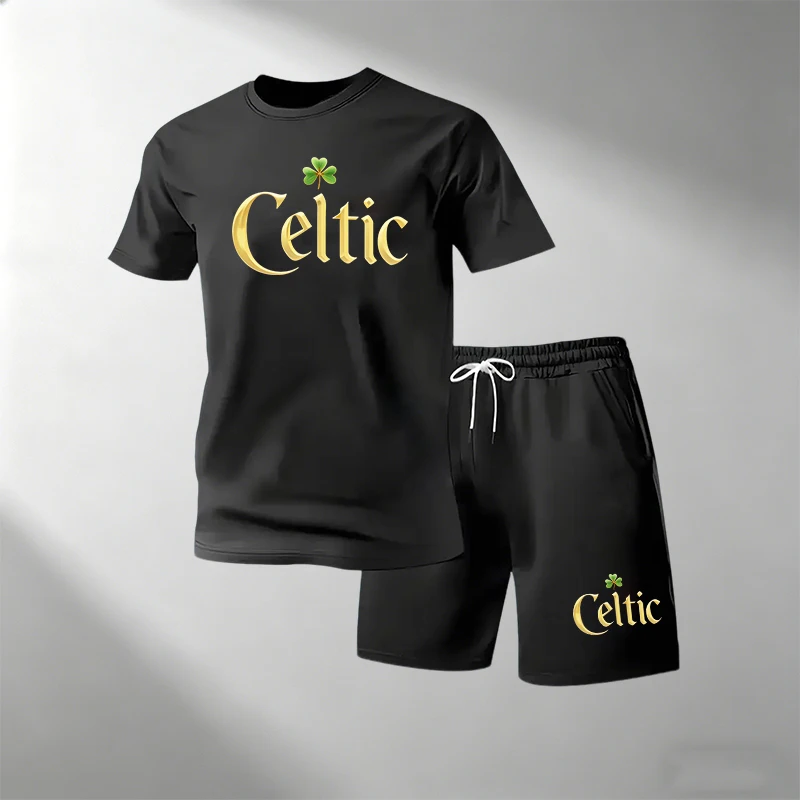 2026 Men's Round Neck Short Sl – Home Gym Gym recenzja i cena