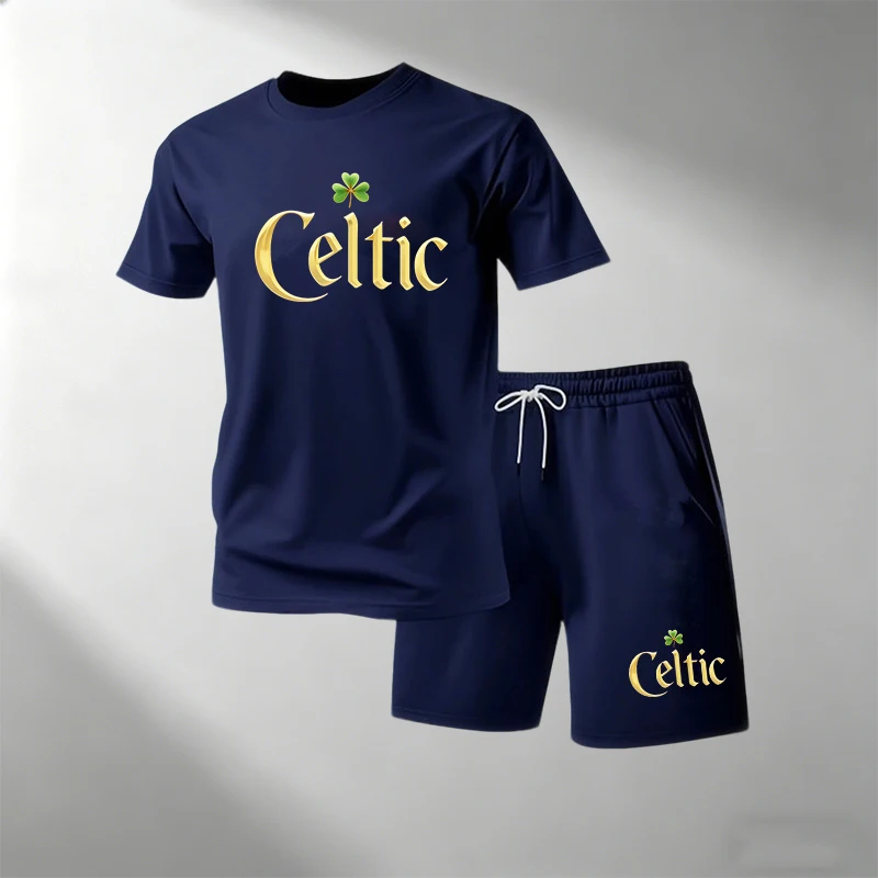 2026 Men's Round Neck Short Sl – Home Gym Gym recenzja i cena