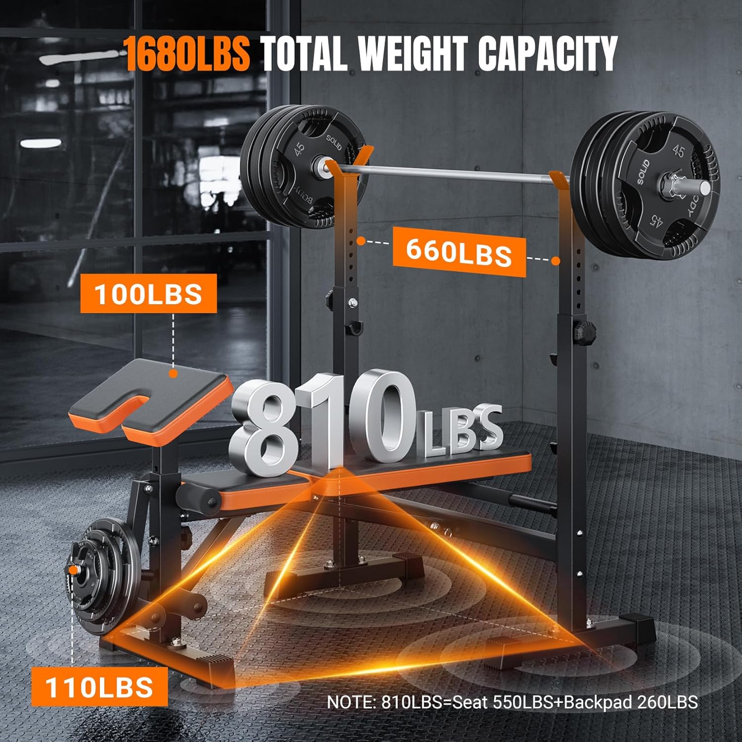 6-in-1 Space Saving Weight Ben – Home Gym With Leg Press recenzja i cena
