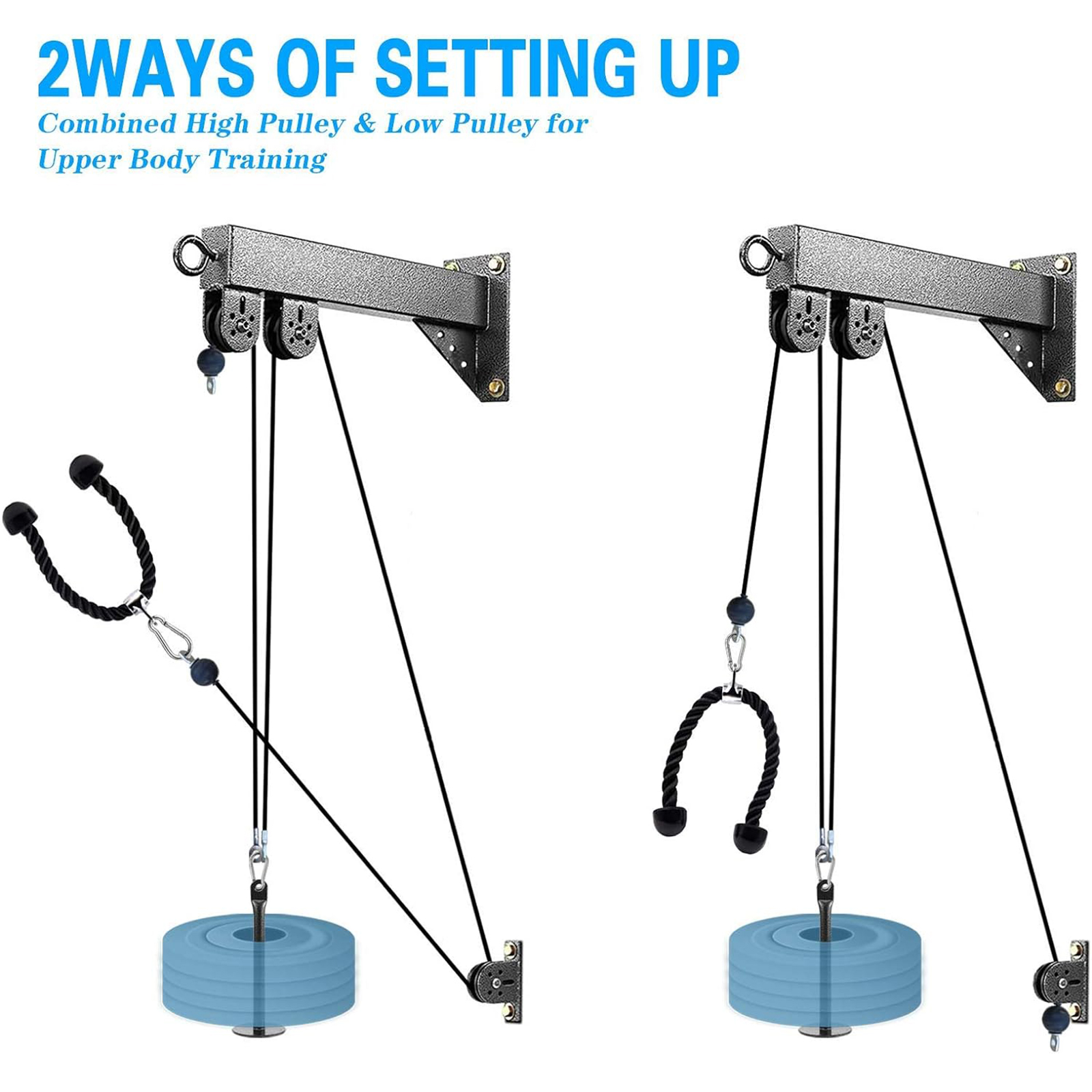 Fitness Cable Pulley System fo – Home Gym Diy Pulley System recenzja i cena