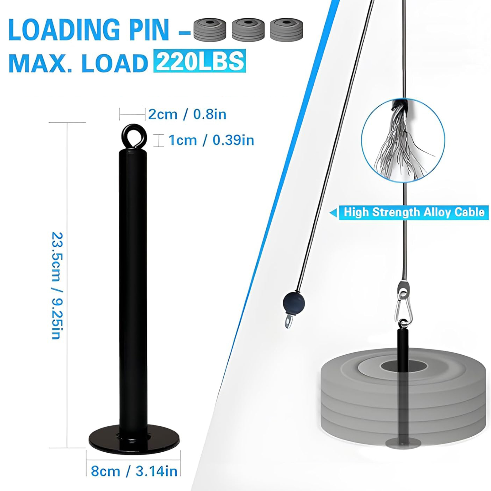 Fitness Cable Pulley System fo – Home Gym Diy Pulley System recenzja i cena