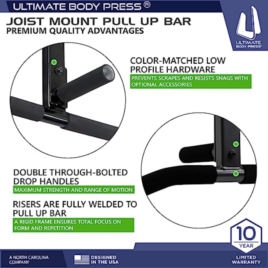 Joist Mount Pull Up Bar for Ho – Home Gym Pull Up recenzja i cena