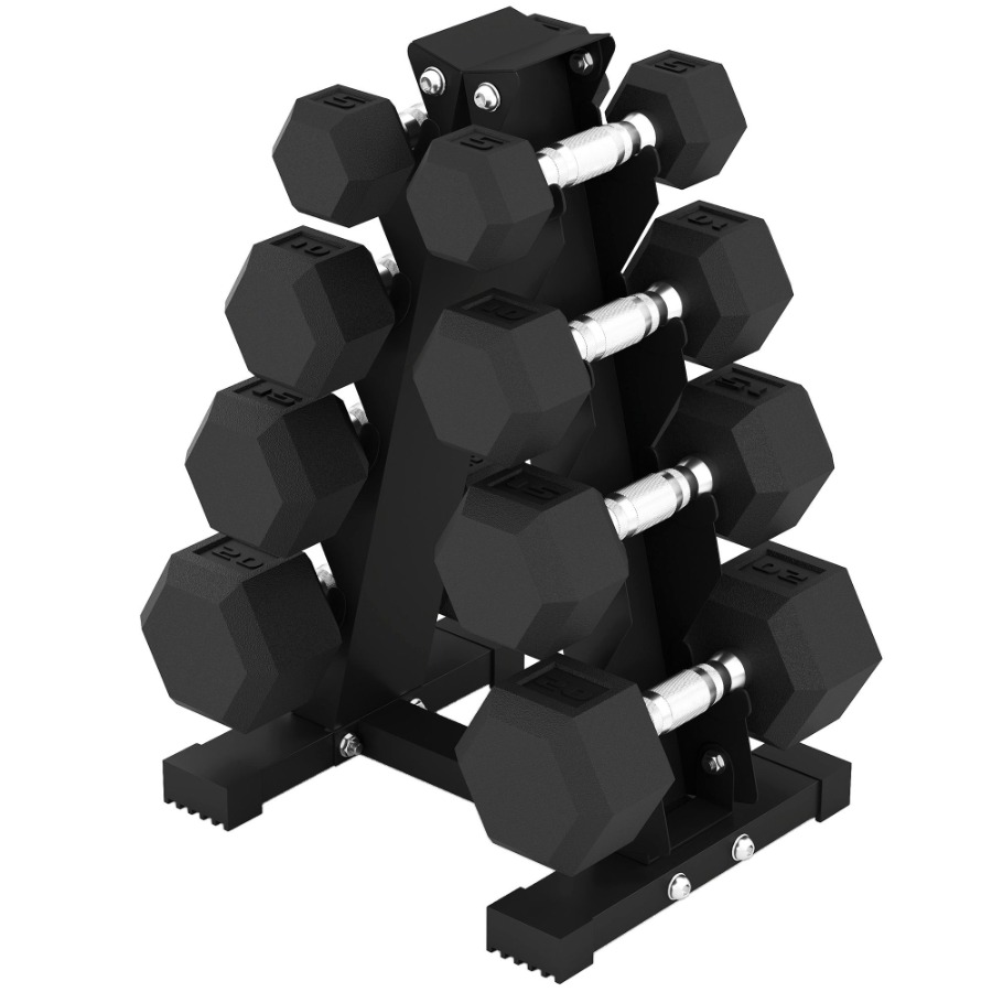 100 LBS Hex Dumbbell Set with  – Hex Dumbbell Set recenzja i cena
