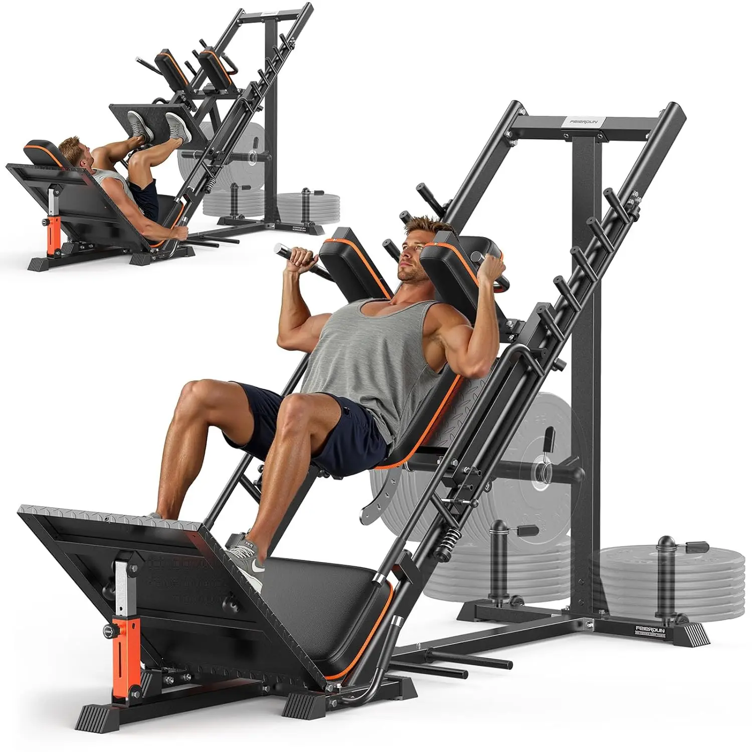 3‑in‑1 Leg Press Hack Squat Ma – Home Gym With Leg Press recenzja i cena