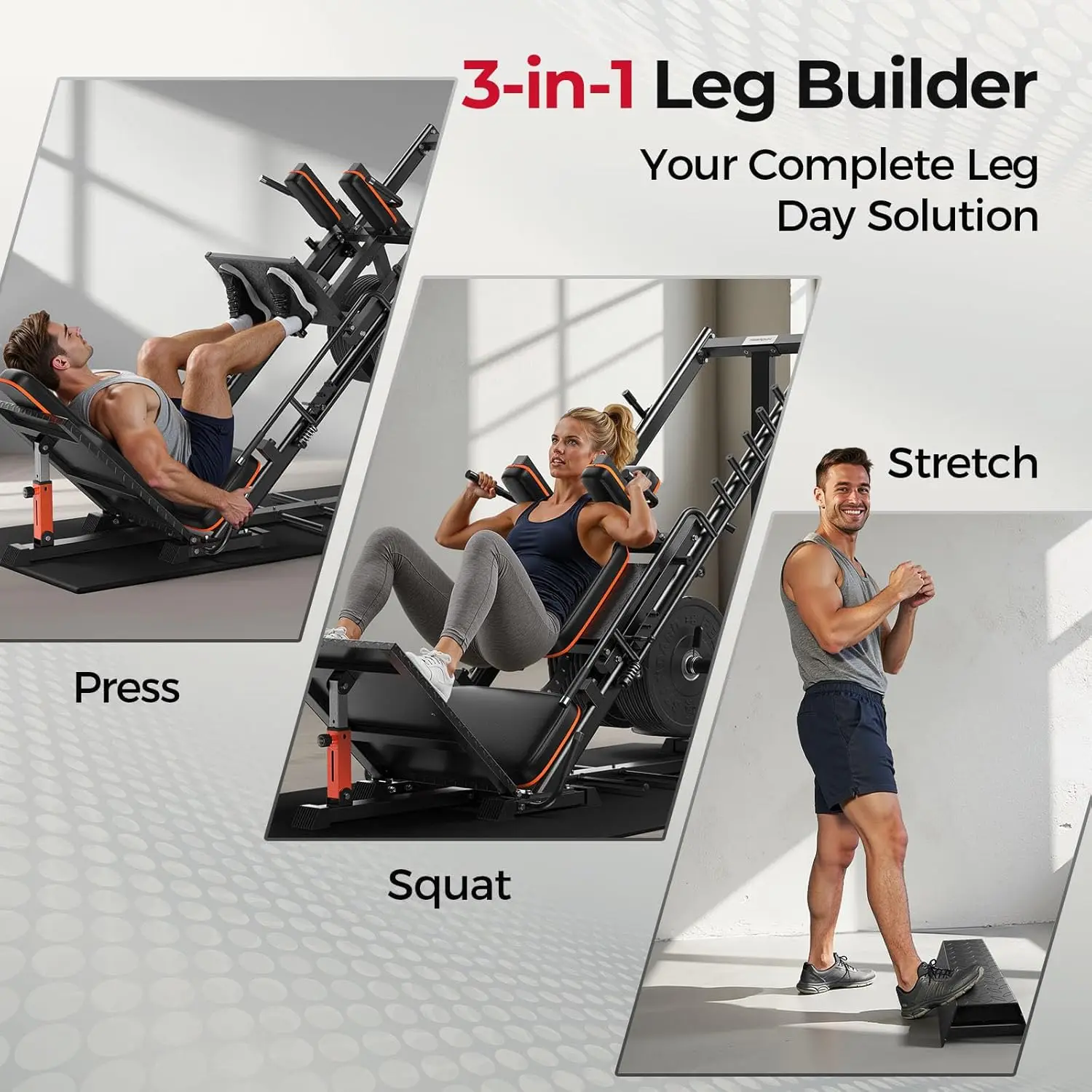 3‑in‑1 Leg Press Hack Squat Ma – Home Gym With Leg Press recenzja i cena