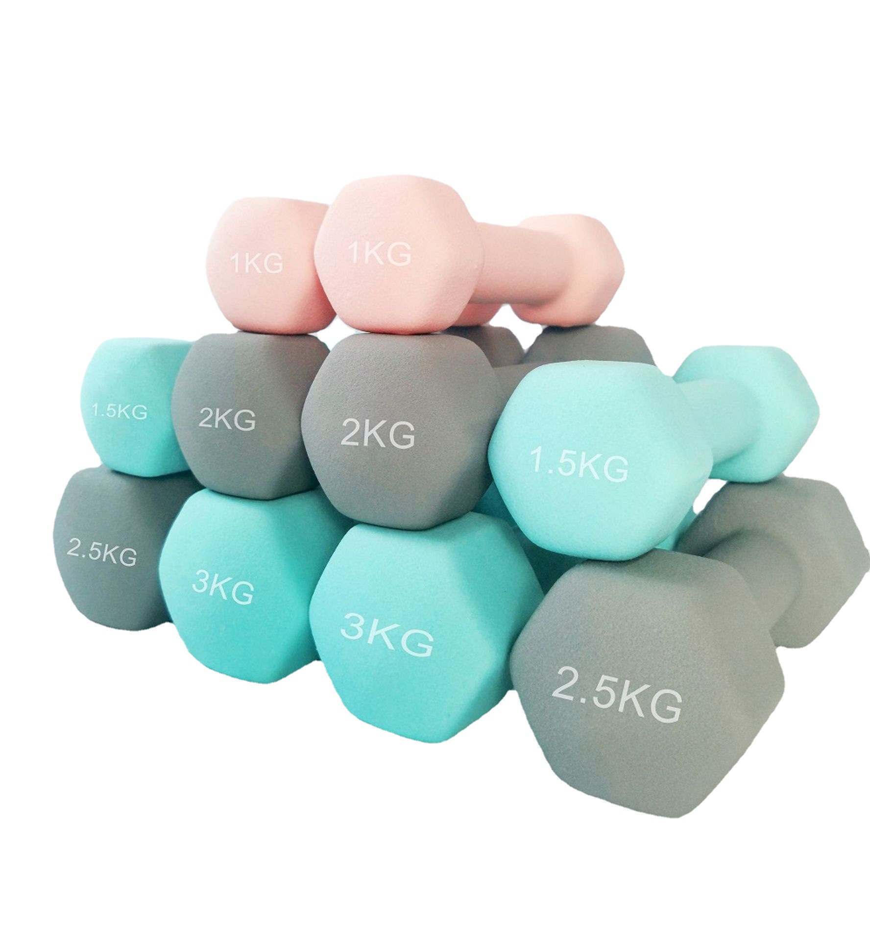 Women Hex Iron Coated Vinyl Du – Hex Dumbbell Set recenzja i cena