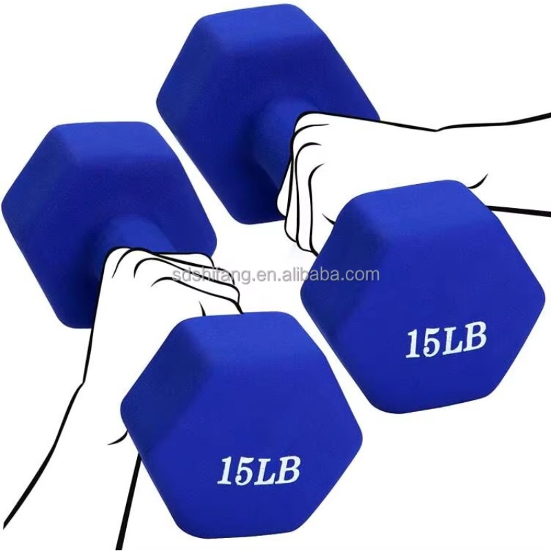 Women Hex Iron Coated Vinyl Du – Hex Dumbbell Set recenzja i cena