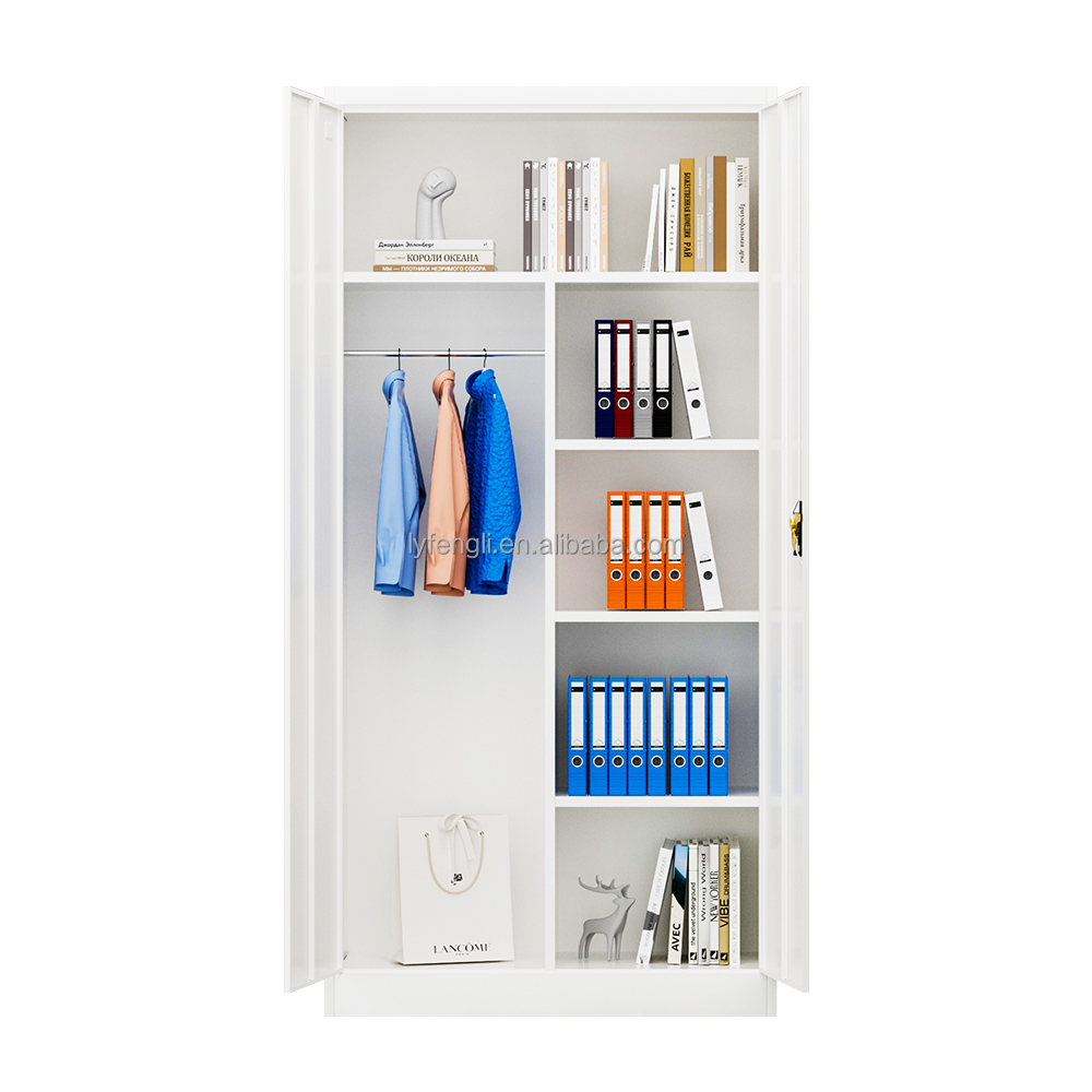 2-Door Metal Storage Wardrobe  – Home Gym In Apartment recenzja i cena