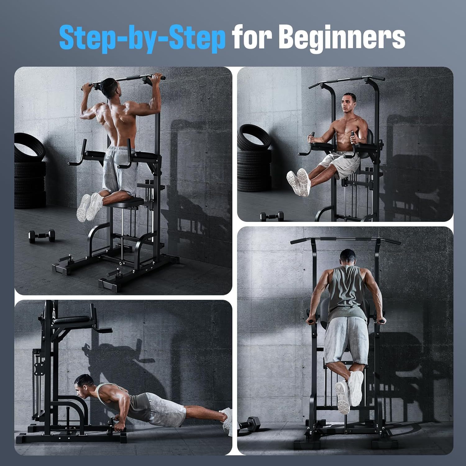 Power Tower Pull-Up Dip Statio – Home Gym Pull Up recenzja i cena