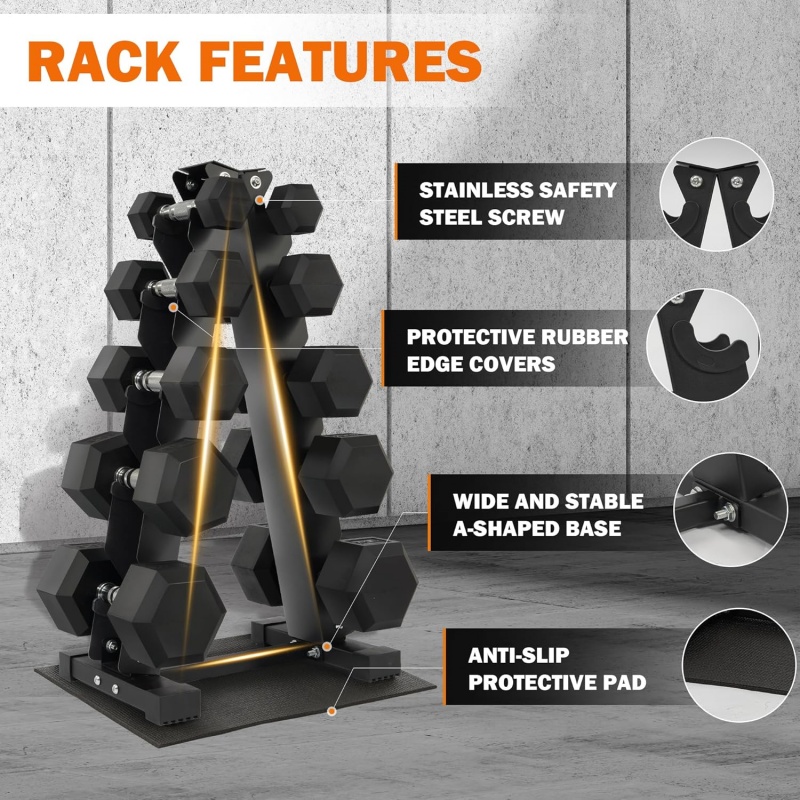 Home Gym Exercise Strength Tra – Hex Dumbbell Set recenzja i cena