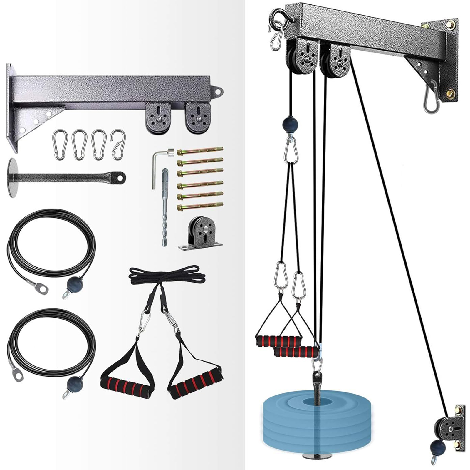 Wall Mounted LAT Pulldown Mach – Home Gym Cable Machine recenzja i cena