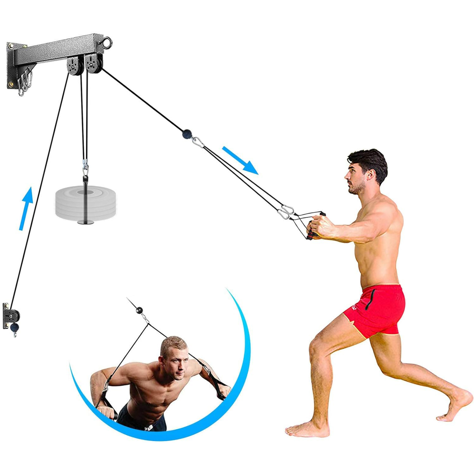 Wall Mounted LAT Pulldown Mach – Home Gym Cable Machine recenzja i cena