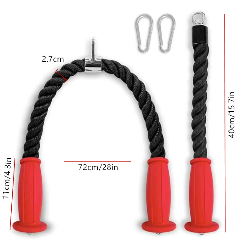 Ergonomic Tricep Ropes Non-Sli – Home Gym Cable Machine recenzja i cena