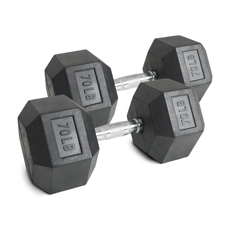70lb Rubber Hex Dumbbell Set C – Hex Dumbbell Set recenzja i cena