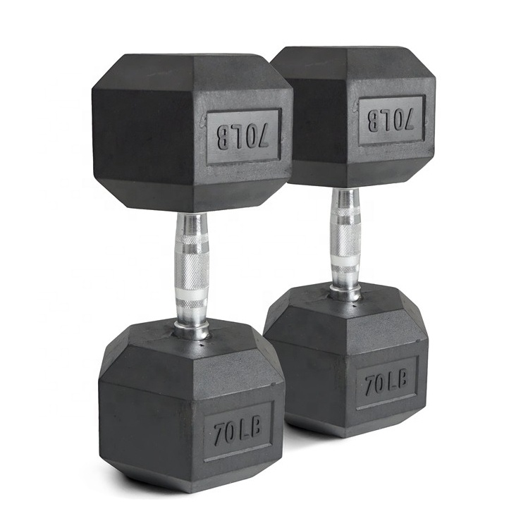 70lb Rubber Hex Dumbbell Set C – Hex Dumbbell Set recenzja i cena
