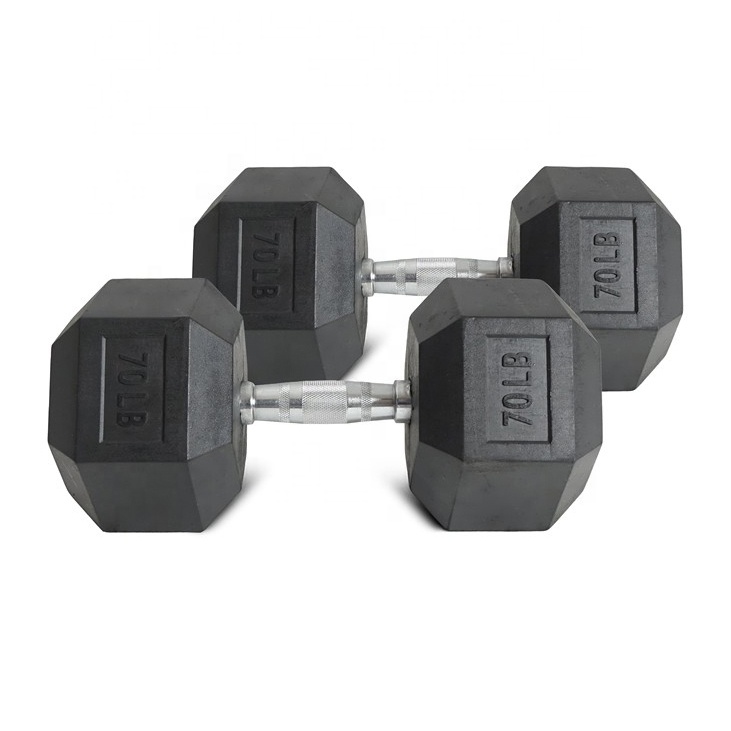 70lb Rubber Hex Dumbbell Set C – Hex Dumbbell Set recenzja i cena