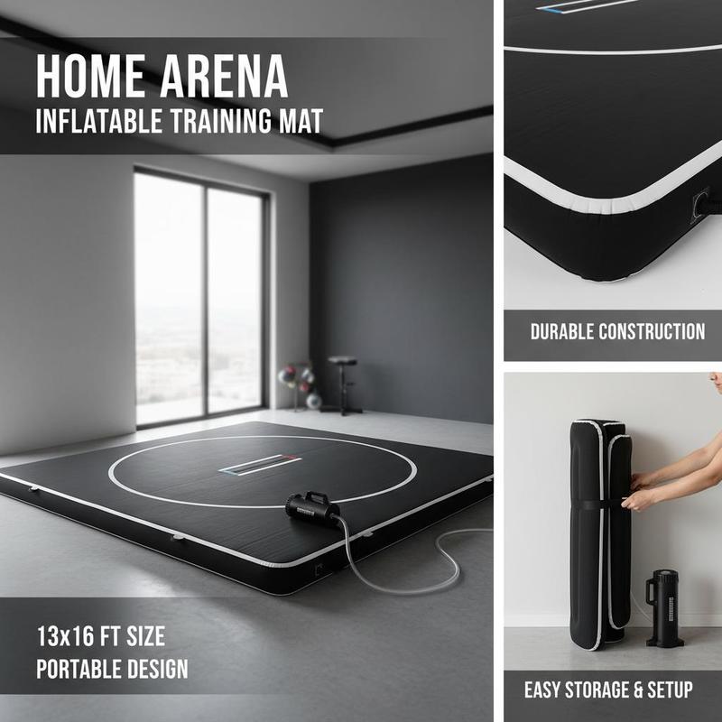Inflatable Grappling Pad 13x13 – Home Gym Practice recenzja i cena