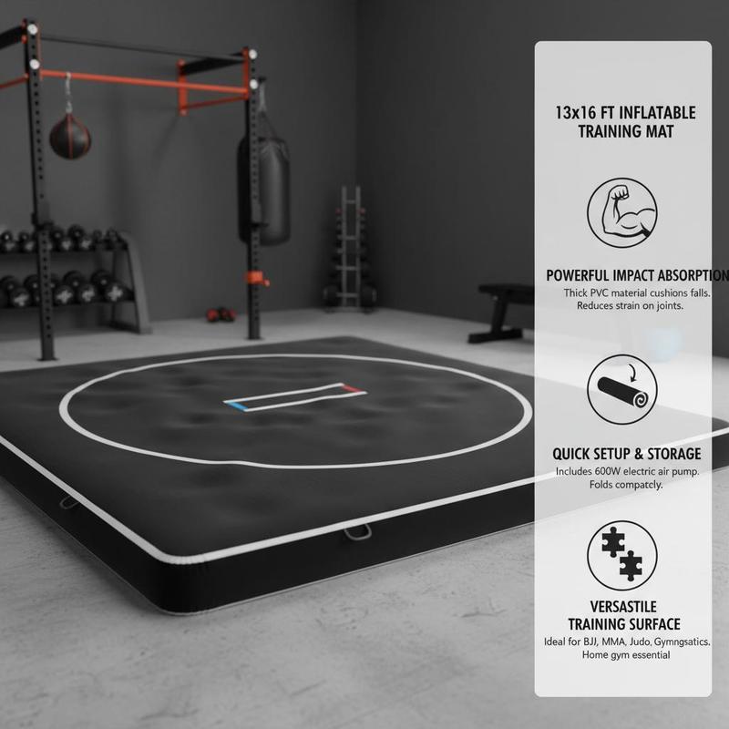 Inflatable Grappling Pad 13x13 – Home Gym Practice recenzja i cena