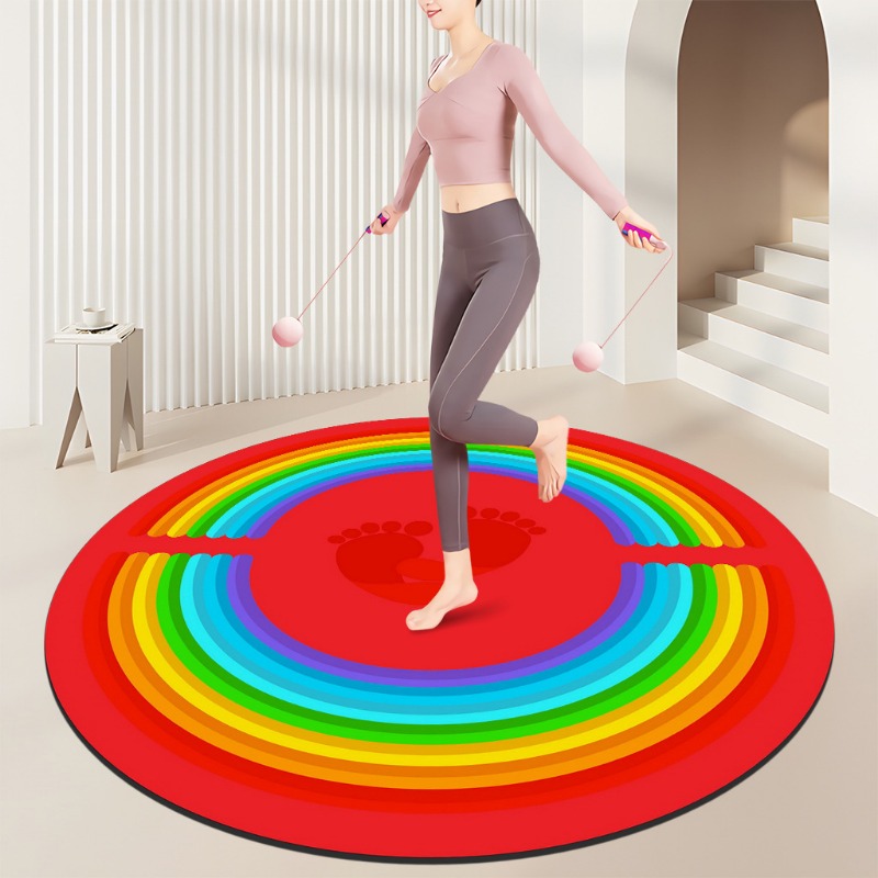 Rainbow Spiral Fitness Mat – C – Home Gym Diy recenzja i cena