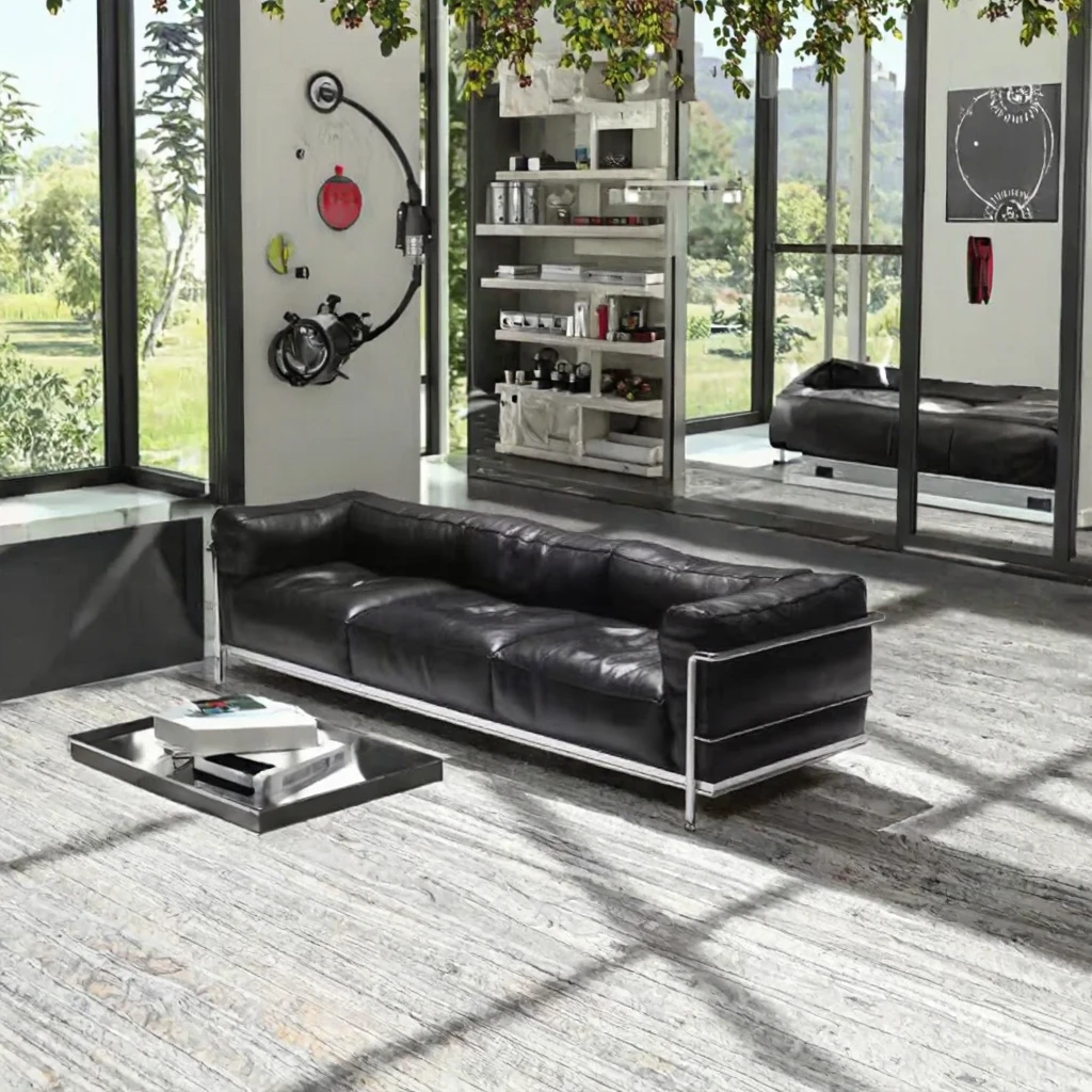 Italian luxury leather recline – Home Gym In Apartment recenzja i cena