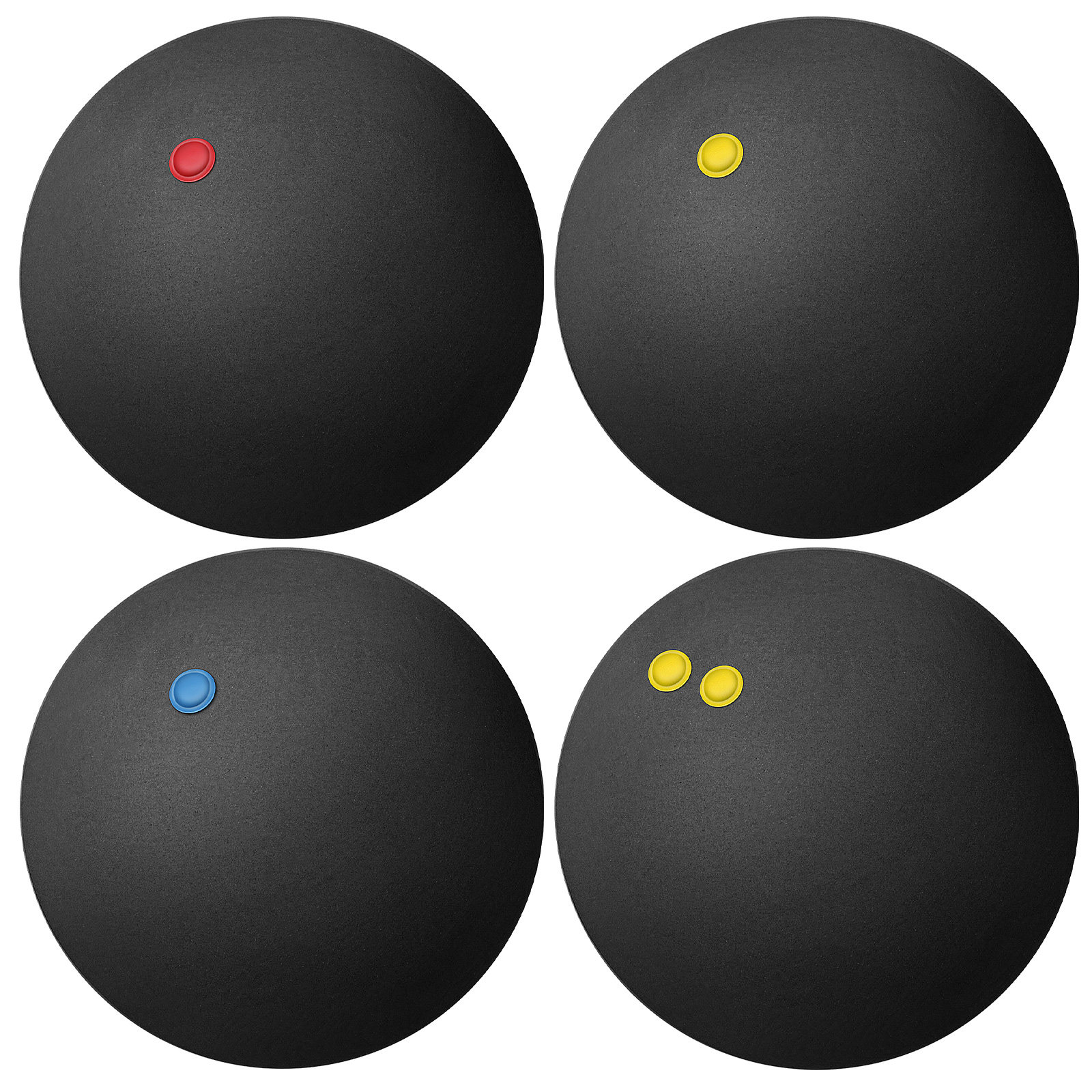 4Pcs Squash Balls Blue Assorte – Home Gym Practice recenzja i cena