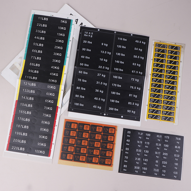 Weight Stack Labels 4.5kg To 1 – Home Gym Diy recenzja i cena