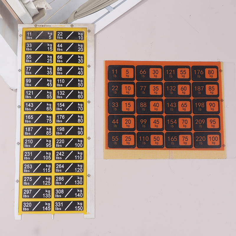 Weight Stack Labels 4.5kg To 1 – Home Gym Diy recenzja i cena