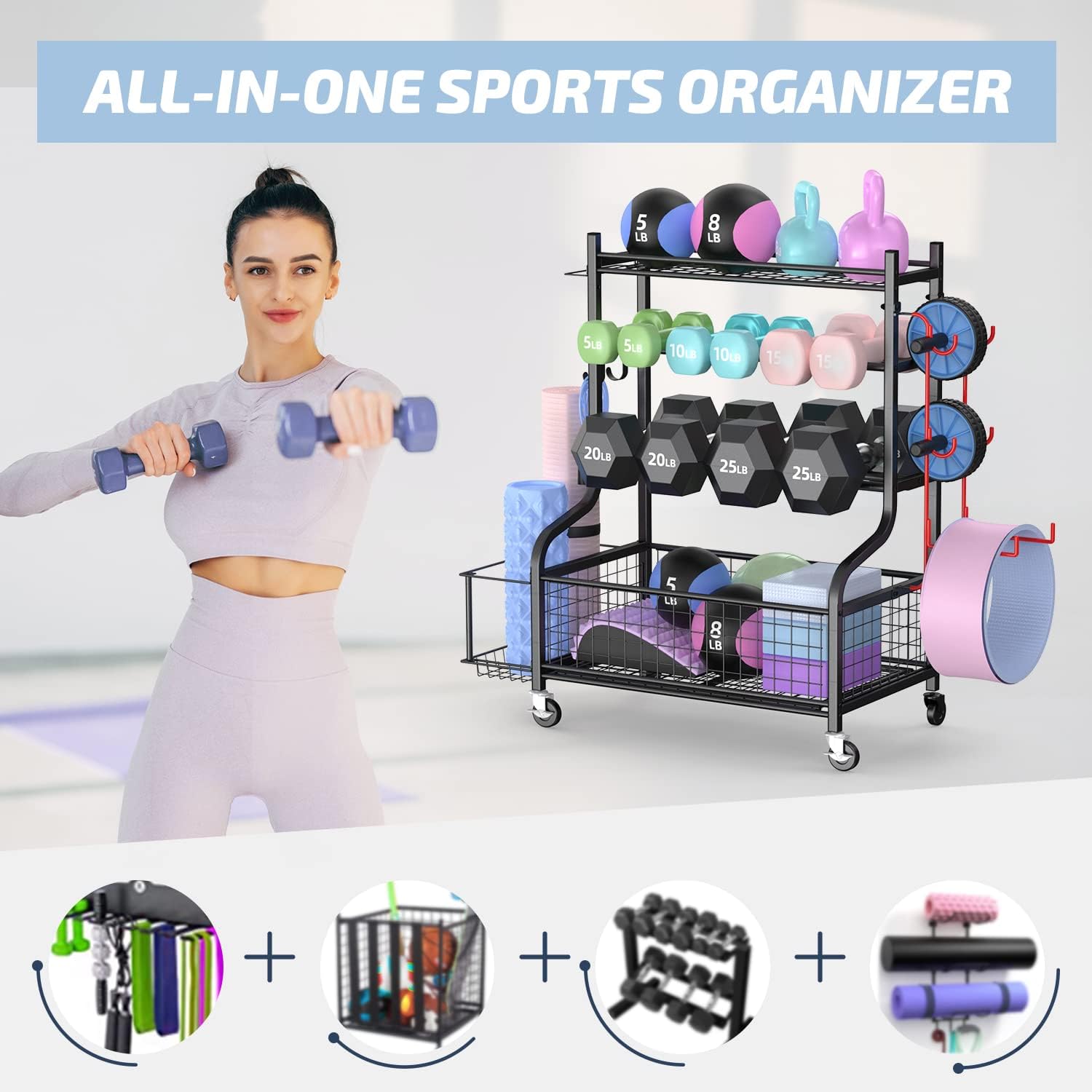 Home Gym Dumbbell Rack with Wh – Home Gym Gym recenzja i cena
