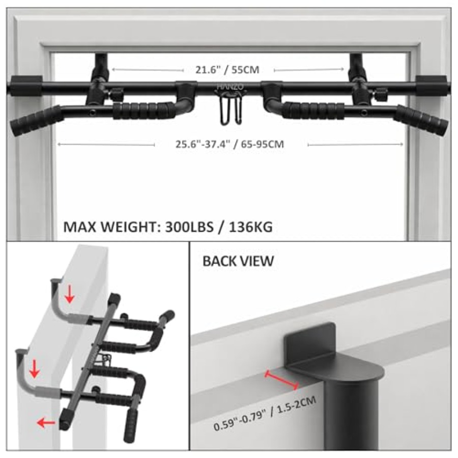 Doorway Pull Up Bar Set with S – Home Gym Pull Up recenzja i cena