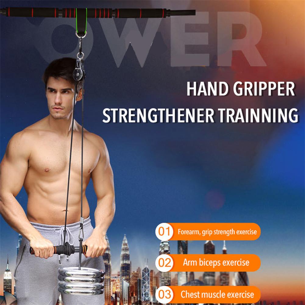 Fitness Pulley Cable System DI – Home Gym Diy Pulley System recenzja i cena