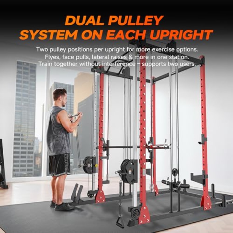 All-in-One Power Rack with Smi – Home Gym Cable Machine recenzja i cena
