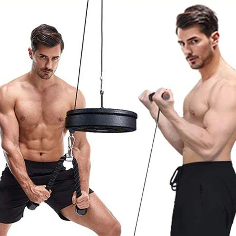 Silent Gym Cable Pulley System – Home Gym Diy Pulley System recenzja i cena