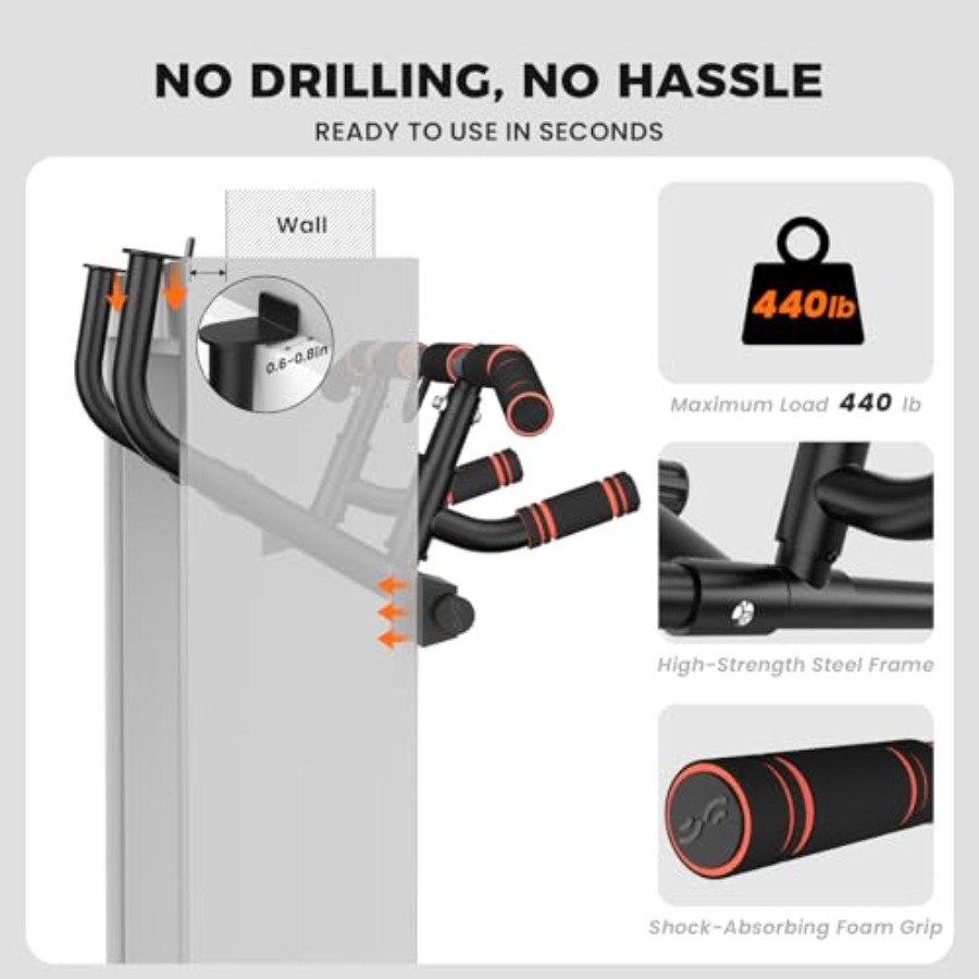 Doorway pull-up bar for home g – Home Gym Pull Up recenzja i cena