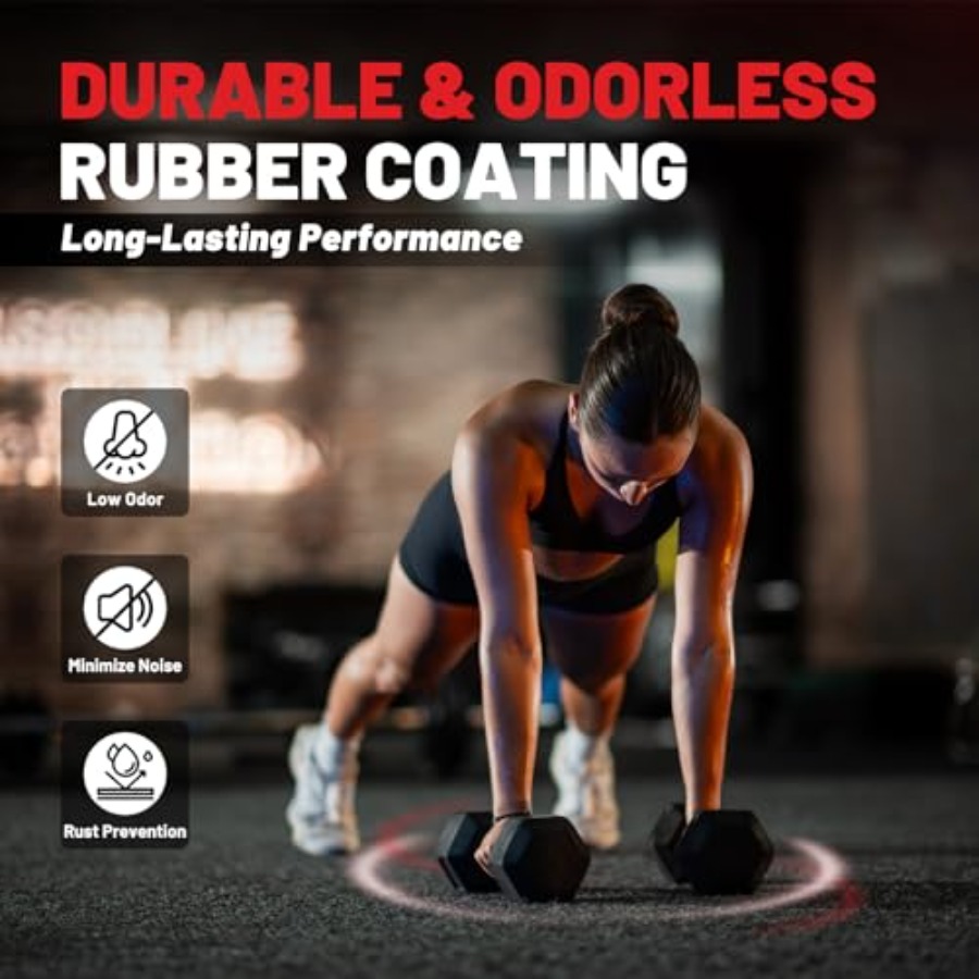 HEX Dumbbell Set 2.5-125lb Rub – Hex Dumbbell Set recenzja i cena