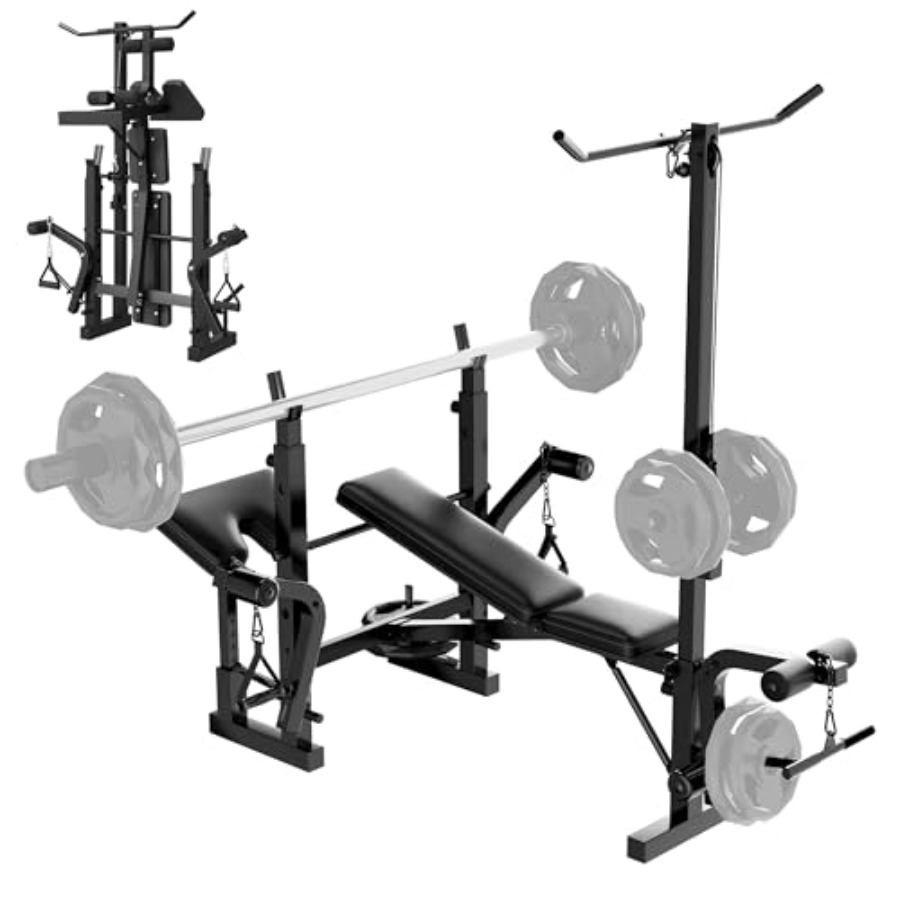 Home Gym Weight Bench Set: Ste – Home Gym With Leg Press recenzja i cena