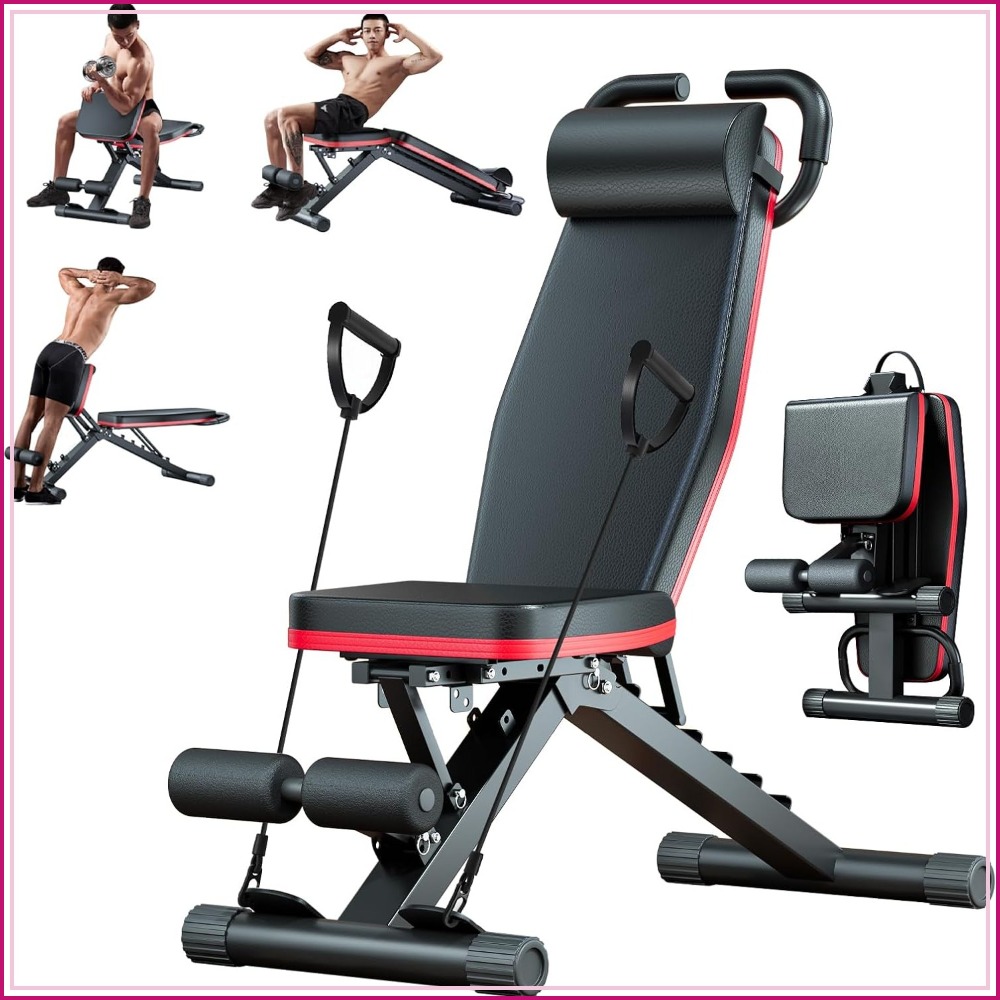 2026 Adjustable Weight Bench,  – Home Gym With Leg Press recenzja i cena