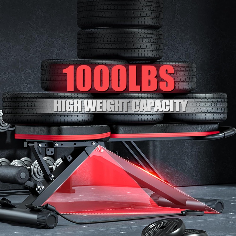 2026 Adjustable Weight Bench,  – Home Gym With Leg Press recenzja i cena