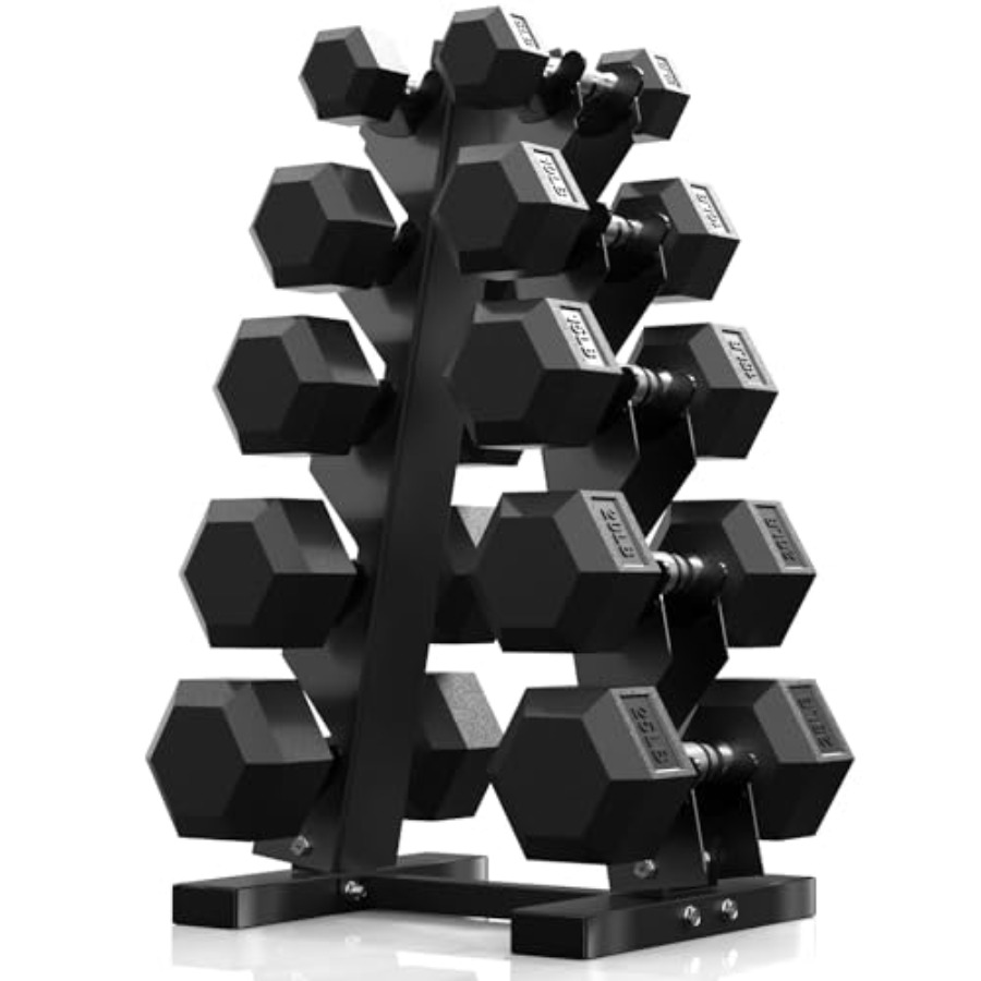 Hex Dumbbell Sets with Rack 60 – Hex Dumbbell Set recenzja i cena