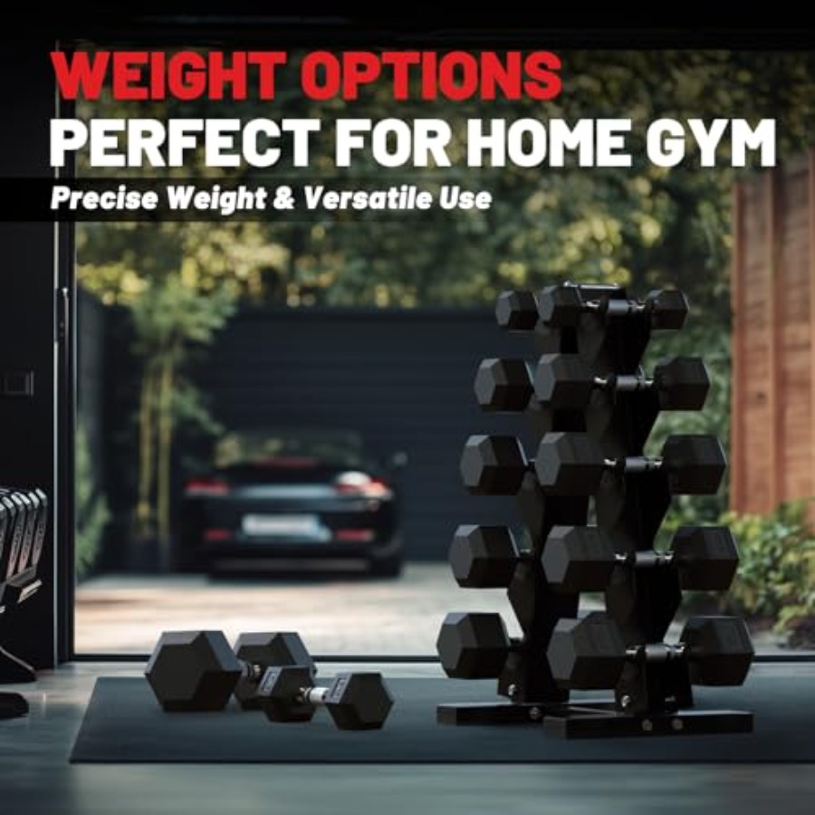 Hex Dumbbell Sets with Rack 60 – Hex Dumbbell Set recenzja i cena