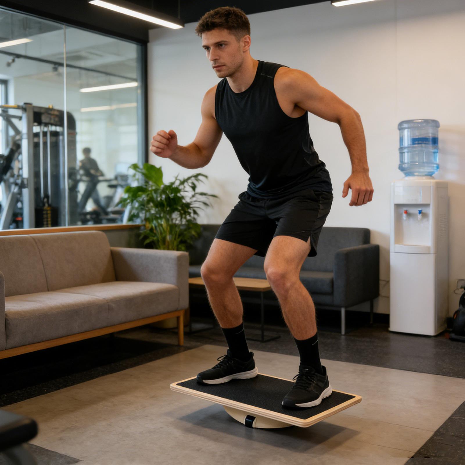 Wobble Board Wood Anti Fatigue – Home Gym In Apartment recenzja i cena