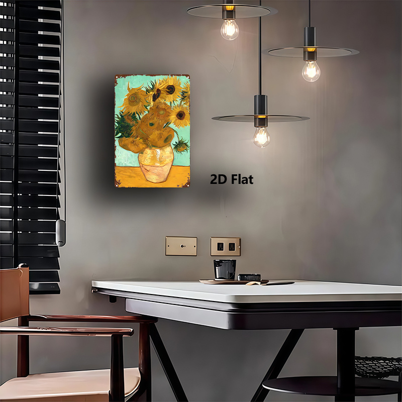 Van Gogh Sunflowers Metal Wall – Home Gym Icon recenzja i cena